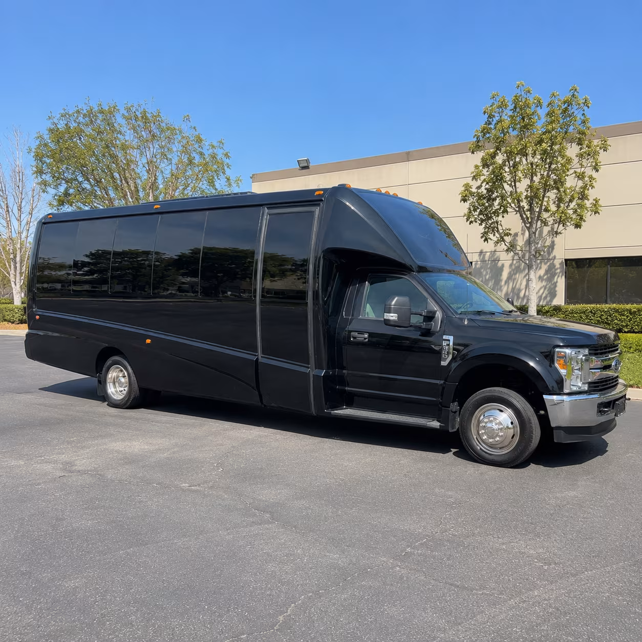 arrive at the nautical and heat hotel in a party bus that matches the night