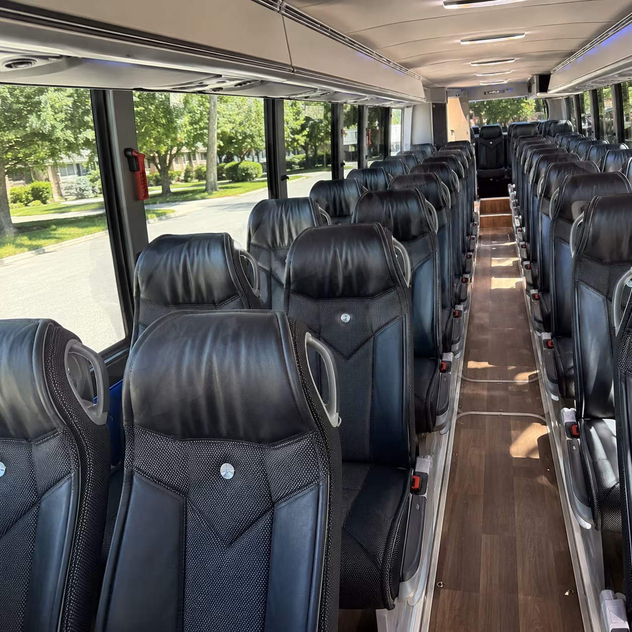lake havasu city charter bus rental interior