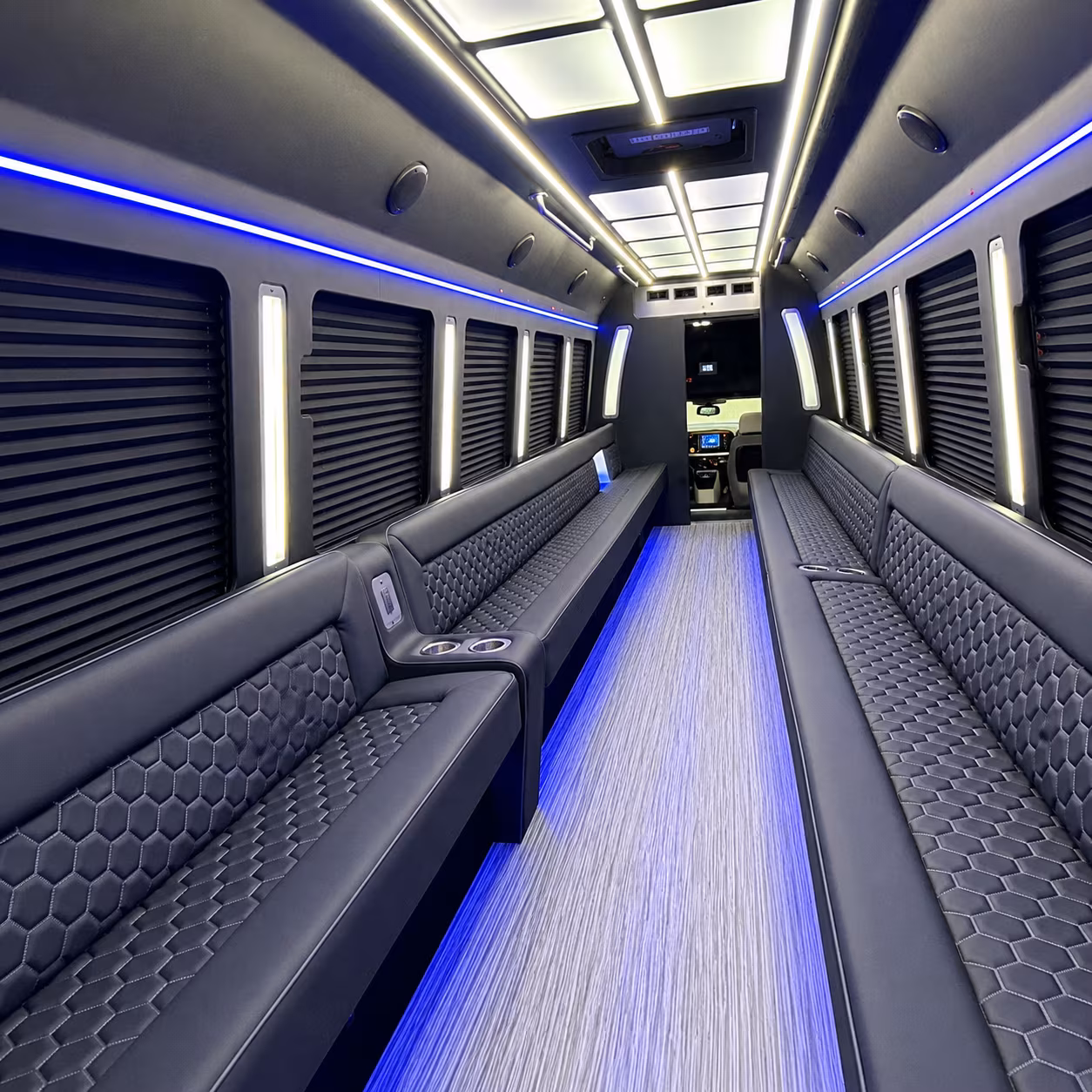 lake havasu city party bus rental interior